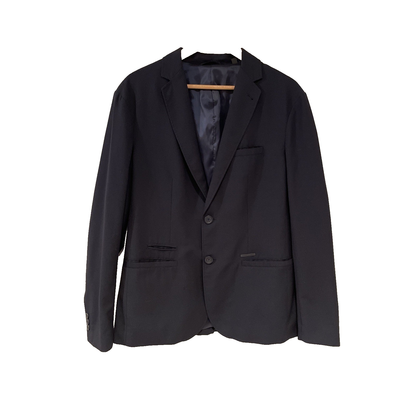 Armani Exchange Men's Blazer Size 40 Dark Navy New Without Tags Suit Jacket